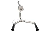 Corsa 21-25 Ford Bronco 2.7L 4-Door 2.75in Cat-Back Dual Rear Exhaust w/ 4in Straight-Cut Black Tips - 21210BPC