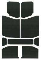 DEI 18-23 Jeep Wrangler JL 4-Door Boom Mat Headliner - 9 Piece - Black - 50168