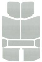 DEI 18-23 Jeep Wrangler JL 4-Door Boom Mat Headliner - 9 Piece - White - 50170