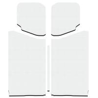 DEI 18-23 Jeep Wrangler JL 2-Door Boom Mat Headliner - 5 Piece - White - 50190