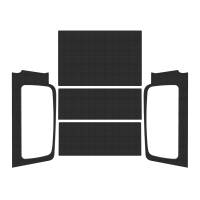 DEI 04-06 Jeep Wrangler LJ Unliminted Headliner Complete Kit - Black - 50601