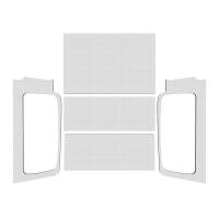 DEI 04-06 Jeep Wrangler LJ Unliminted Headliner Complete Kit - White - 50602
