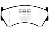 EBC 95-97 Nissan Sentra 1.6 Greenstuff Front Brake Pads - DP21044
