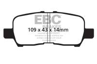 EBC 05-09 Buick Allure (Canada) 3.6 Greenstuff Rear Brake Pads - DP21684