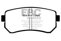 EBC 06-11 Hyundai Accent 1.6 Greenstuff Rear Brake Pads - DP21769