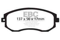 EBC 12+ Scion FR-S 2 Greenstuff Front Brake Pads - DP21884