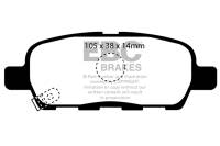 EBC 08-13 Infiniti EX35 3.5 Greenstuff Rear Brake Pads - DP21955