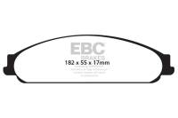EBC 04-07 Ford Five Hundred 3.0 Greenstuff Front Brake Pads - DP21730