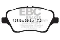 EBC 13+ Ford Fiesta 1.6 Turbo ST Greenstuff Front Brake Pads - DP22149
