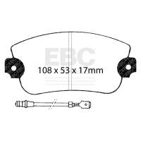 EBC 75-81 Lancia Beta 1.8L Greenstuff Front Brake Pads - DP2230