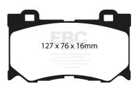 EBC 08-15 Infiniti G37 3.7 Greenstuff Front Brake Pads - DP21823