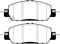 EBC 2016+ Honda Accord LX Sedan 2.4L Greenstuff Front Brake Pads - DP23062