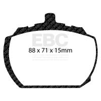 EBC 73-76 Mg MGB GT V8 3.5 Greenstuff Front Brake Pads - DP2240