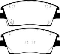 EBC 2017+ Hyundai Elantra 1.6L Turbo Greenstuff Front Brake Pads - DP23053