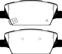 EBC 2017+ Kia Cadenza 3.3L Greenstuff Rear Brake Pads - DP23086