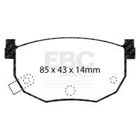 EBC 99-01 Hyundai Elantra 2.0 Greenstuff Rear Brake Pads - DP2528