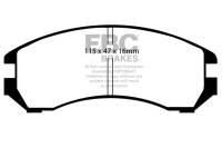 EBC 86-87 Nissan Pulsar NX 1.6 SE Greenstuff Front Brake Pads - DP2665