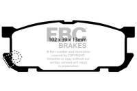 EBC 01-03 Mazda Miata MX5 1.8 (Sports Suspension) Redstuff Rear Brake Pads - DP31453C