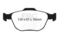 EBC 02-04 Ford Focus 2.0 SVT Redstuff Front Brake Pads - DP31641C