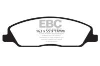 EBC 10-14 Ford Mustang 3.7 Redstuff Front Brake Pads - DP31869C