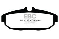 EBC 12 Ford Mustang 5.8 Supercharged (GT500) Shelby Redstuff Rear Brake Pads - DP31894C