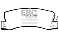 EBC 90-91 Lexus ES250 2.5 Redstuff Rear Brake Pads - DP3628C