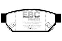 EBC 93-96 Eagle Summit 1.5 Redstuff Rear Brake Pads - DP3986C