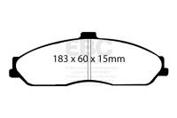 EBC 03-04 Cadillac XLR 4.6 Yellowstuff Front Brake Pads - DP41162R