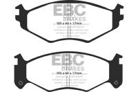 EBC 91-95 Chrysler LeBaron 2.5 (15in Wheels) Yellowstuff Front Brake Pads - DP41250R