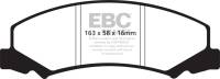 EBC 08-09 Buick Allure (Canada) 5.3 Yellowstuff Front Brake Pads - DP41762R
