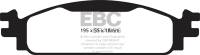 EBC 08-10 Ford Flex 3.5 Yellowstuff Front Brake Pads - DP41825R