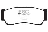 EBC 07-09 Hyundai Santa Fe 2.7 Yellowstuff Rear Brake Pads - DP41982R