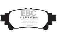 EBC 13+ Lexus GS350 3.5 RWD Yellowstuff Rear Brake Pads - DP41850R