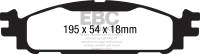 EBC 11+ Ford Explorer 2.0 Turbo 2WD Yellowstuff Front Brake Pads - DP41873R