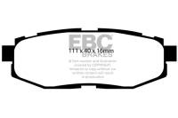 EBC 10-14 Subaru Legacy 2.5 GT Bluestuff Rear Brake Pads - DP51758NDX