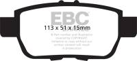 EBC 05-14 Honda Ridgeline 3.5 Greenstuff Rear Brake Pads - DP61754