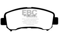 EBC 08-09 Nissan Rogue 2.5 Greenstuff Front Brake Pads - DP61954