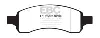 EBC 08+ Chevrolet Traverse 3.6 Greenstuff Front Brake Pads - DP61761/2