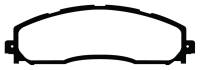 EBC 13+ Ford F250 (inc Super Duty) 6.2 (2WD) Greenstuff Rear Brake Pads - DP63016