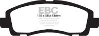 EBC 05-14 Honda Ridgeline 3.5 Extra Duty Front Brake Pads - ED91753