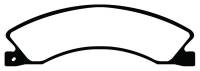 EBC 12+ Nissan NV 1500 Extra Duty Rear Brake Pads - ED93021