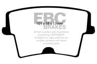 EBC 05-09 Chrysler 300 2.7 Ultimax2 Rear Brake Pads - UD1057
