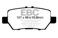 EBC 05-08 Acura RL 3.5 Ultimax2 Rear Brake Pads - UD1090