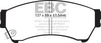 EBC 06-09 Ford Fusion 2.3 Ultimax2 Front Brake Pads - UD1164
