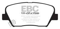 EBC 12+ Hyundai Azera 3.3 Ultimax2 Front Brake Pads - UD1432