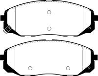 EBC 2015+ Kia Sedona 3.3L Ultimax2 Front Brake Pads - UD1814