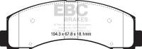 EBC 18+ Ford F-150 2.7TT 2WD Ultimax Front Brake Pads - UD2087