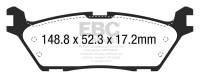 EBC 15+ Ford F150 2.7 Twin Turbo (2WD) Electric PB Ultimax2 Rear Brake Pads - UD1790