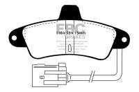 EBC 95-00 Ford Contour 2.0 Ultimax2 Rear Brake Pads - UD661