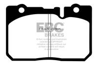 EBC 95-00 Lexus LS400 4.0 Ultimax2 Front Brake Pads - UD665